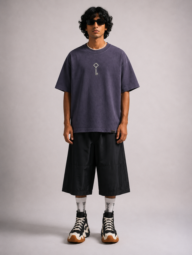 Key of Instincts - Oversized T-Shirt (Purple)