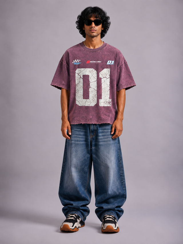 NFS - Oversized T-shirt (Plum)