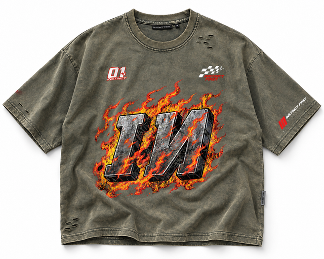 Asphalt - Oversized T-shirt (Grey)