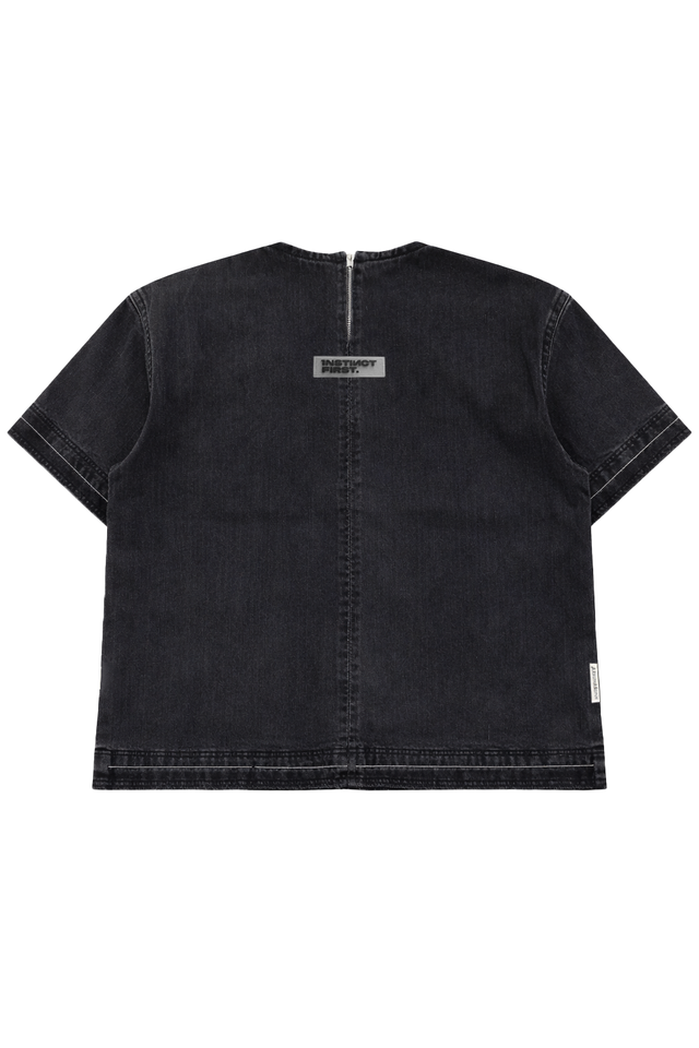 Carbon Husk tee - Oversized Tshirt (Black)