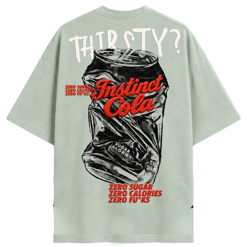 Diet Cola - Oversized Tshirt (Mint Green)