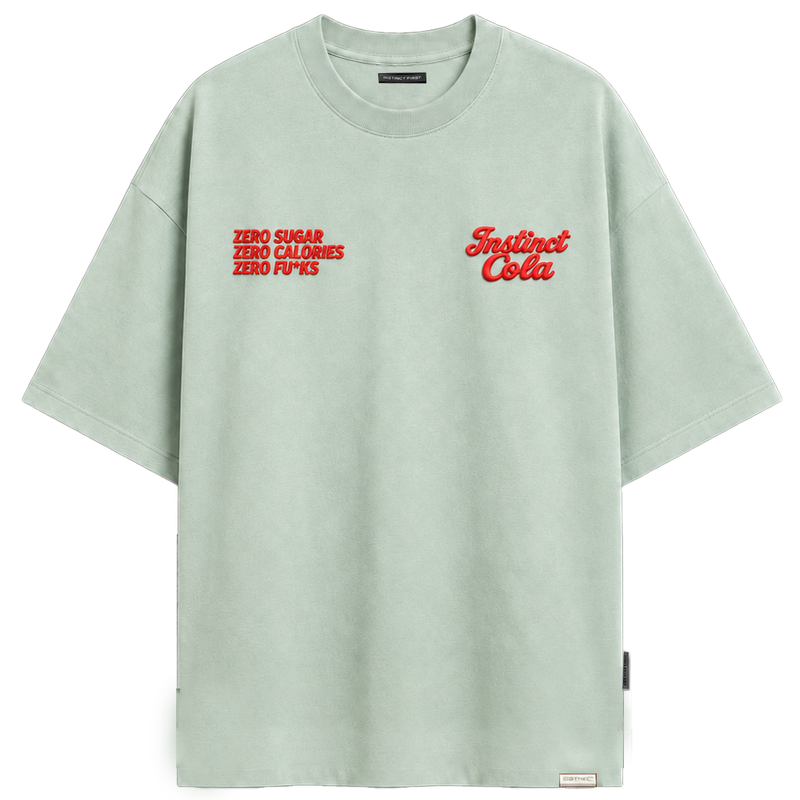 Diet Cola - Oversized Tshirt (Mint Green)