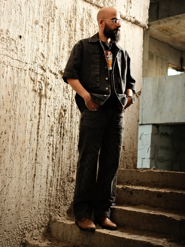 Utility Vault Denim Shirt - (Black)