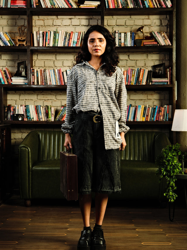 Raw Panel Shirt - (Blue)