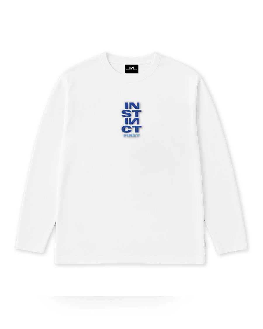 Flower of Inergy Full Sleeves T Shirt -(White)