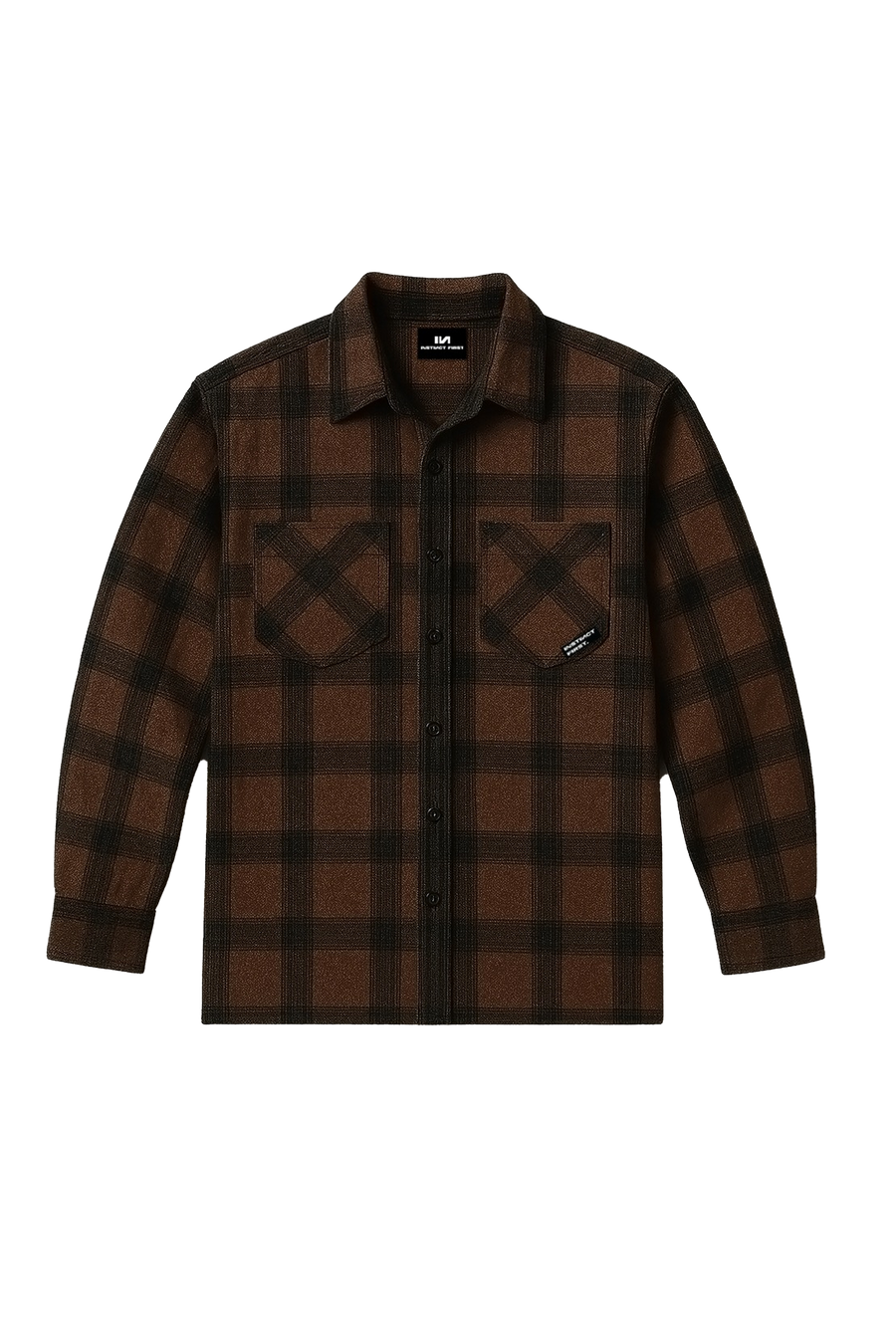 Fusion Flannel Shirt -(Brown)