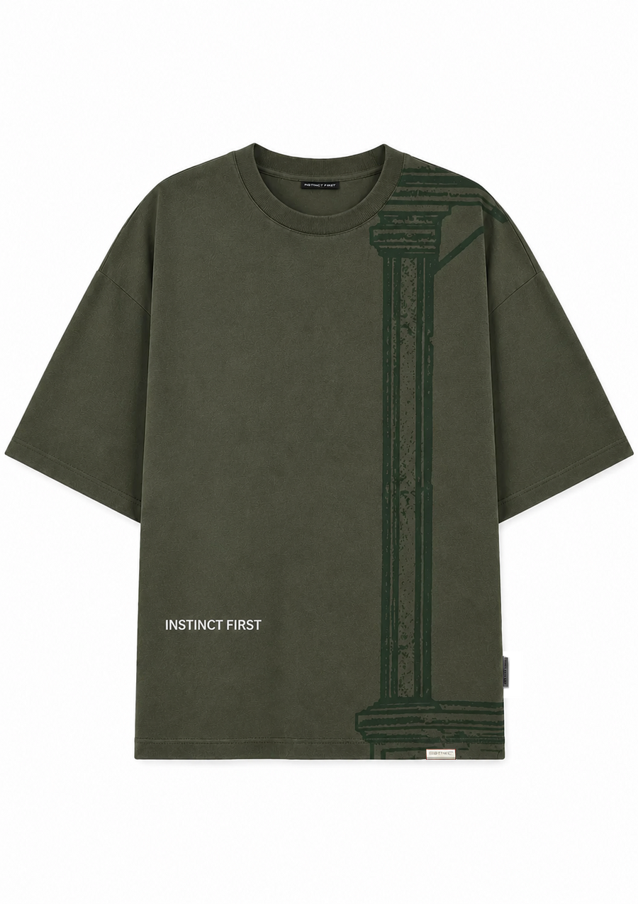 Inner Gateway - Oversized T-Shirt (Olive)