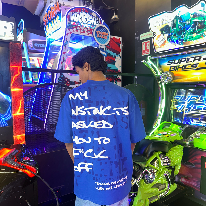 Humble Oversized T-Shirt  - (Royal Blue)