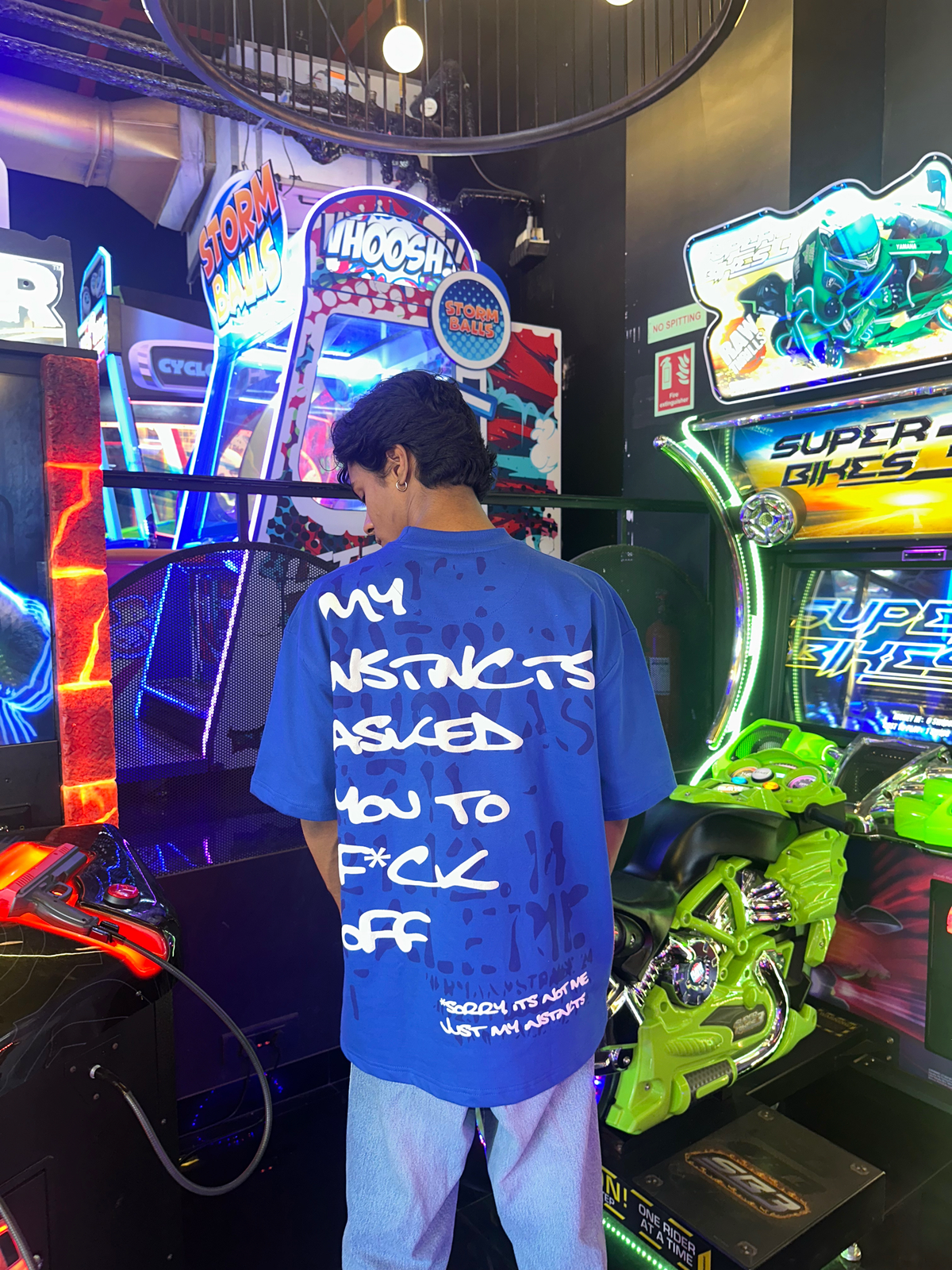 Humble Oversized T-Shirt  - (Royal Blue)