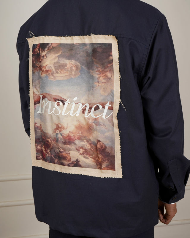 The Renaissance  Shacket - Navy Blue