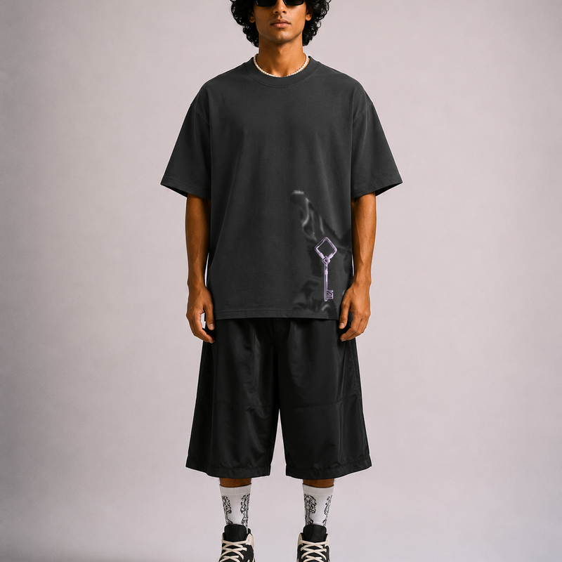 Ace of Keys - OVERSIZED T-SHIRT (Grey)