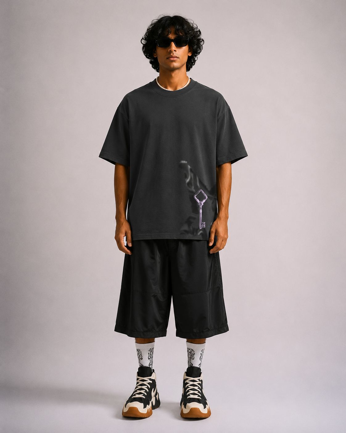 Ace of Keys - OVERSIZED T-SHIRT (Grey)