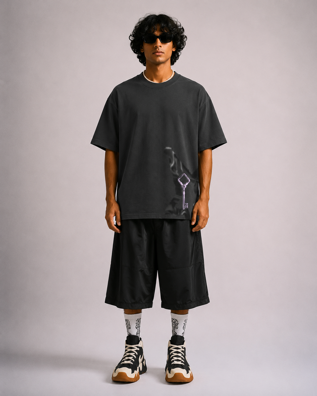Ace of Keys - OVERSIZED T-SHIRT (Grey)