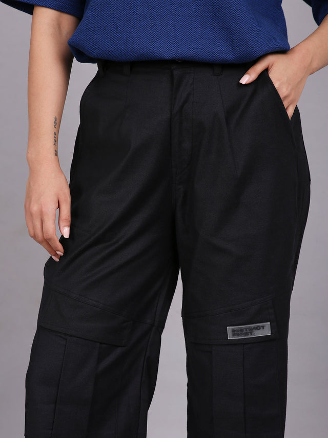 Oversized Cargo Pants (Black) – Fitness Fashioness