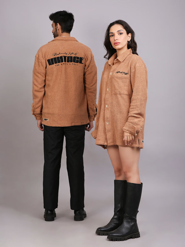 Old school overshirt - Mud