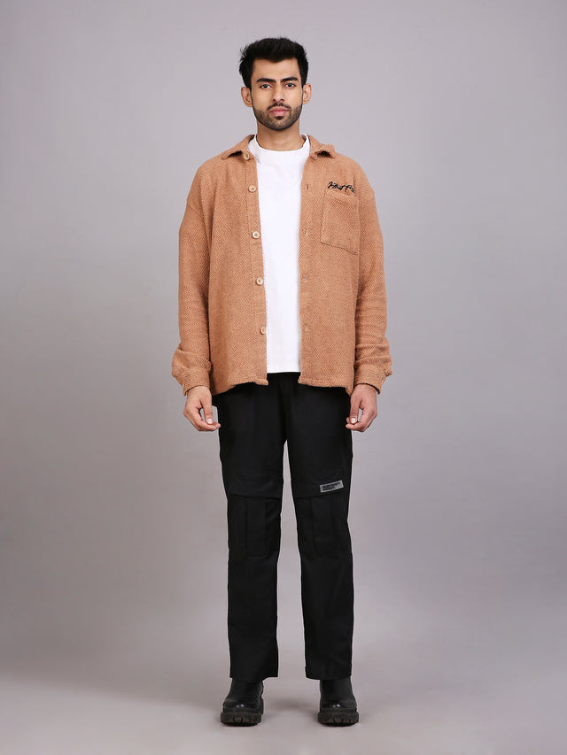 Old school overshirt - Mud
