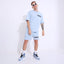 Retro Melange Blue- Oversized T-shirt