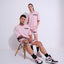 Retro Melange Pink- Oversized T-shirt