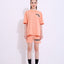 Retro Melange Orange- Oversized T-shirt