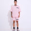 Retro Melange Pink- Oversized T-shirt