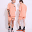 Retro Melange Orange- Oversized T-shirt