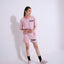 Retro Melange Pink - Oversized Shorts