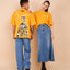Dreams Mustard- Oversized T-shirt