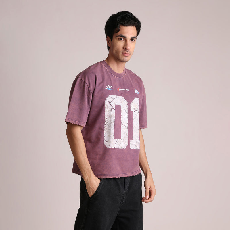 NFS - Oversized T-shirt (Plum)