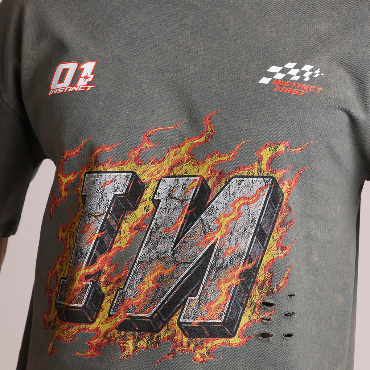 Asphalt - Oversized T-shirt (Grey)