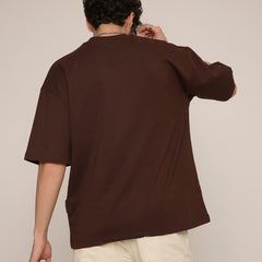 Foil - Oversized T-Shirt (Brown)
