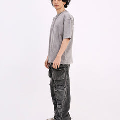 Washed Out Oversized T-shirt (Platinum)