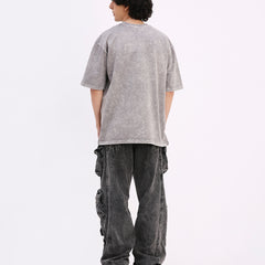Washed Out Oversized T-shirt (Platinum)
