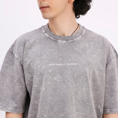 Washed Out Oversized T-shirt (Platinum)