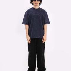Cobalt Washed Out Oversized T-shirt (Blue)
