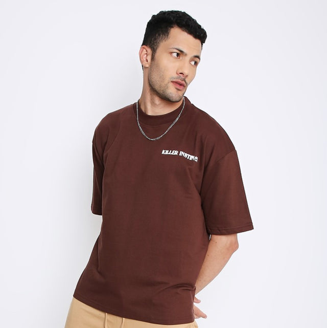 Brown Oversized T-shirt