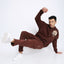 Brown sweatpants
