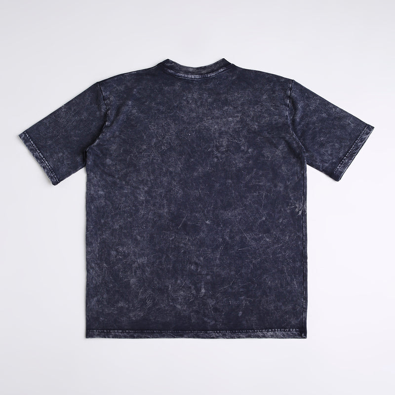 Cobalt Washed Out Oversized T-shirt (Blue)