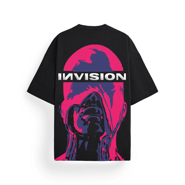 Black Invision Oversized T-Shirt