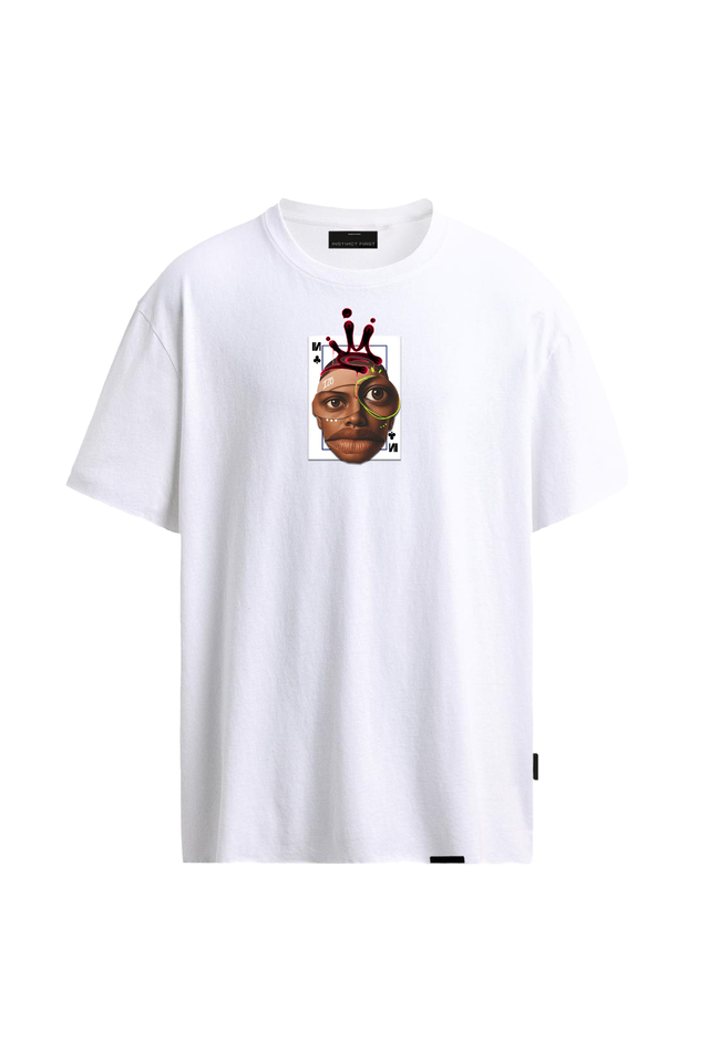 King of Instincts - Relaxed Fit Tshirt (White)