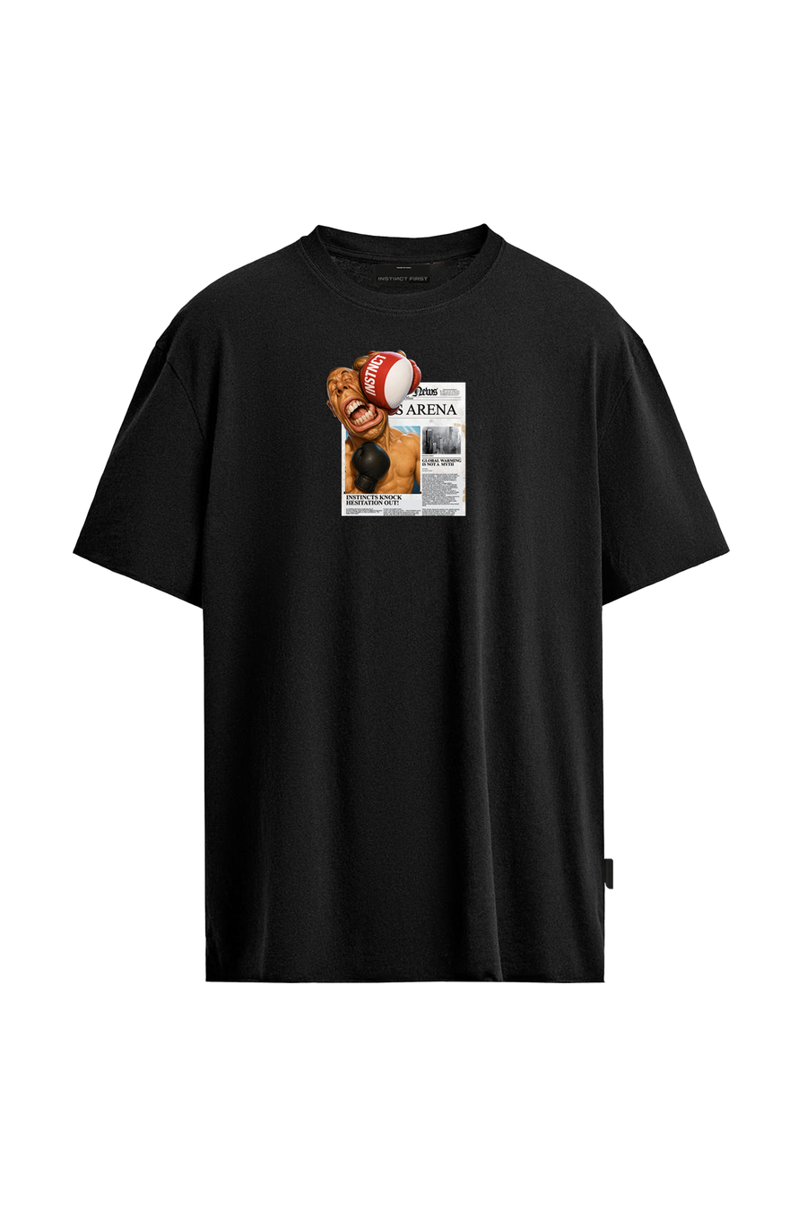 Knockout - Relaxed Fit Tshirt (Black)
