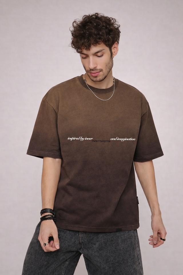 Inner Forces - Oversized Tshirt (Mountain Brown)