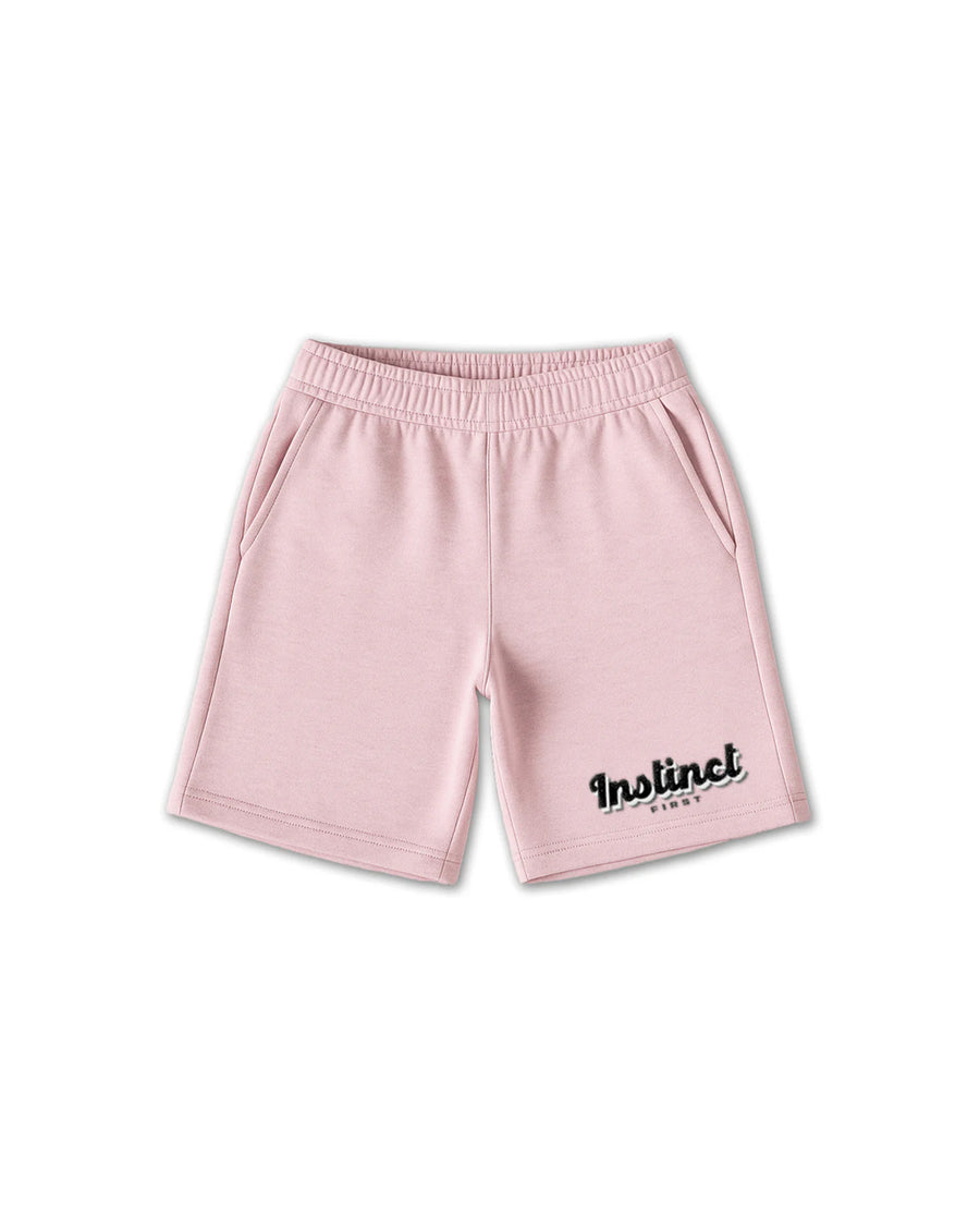 Retro Melange - Oversized Shorts (Pink)