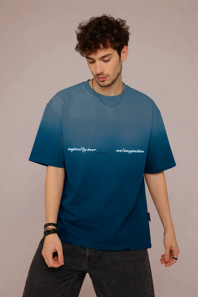 Inner Forces - Oversized Tshirt (Ocean Blue)
