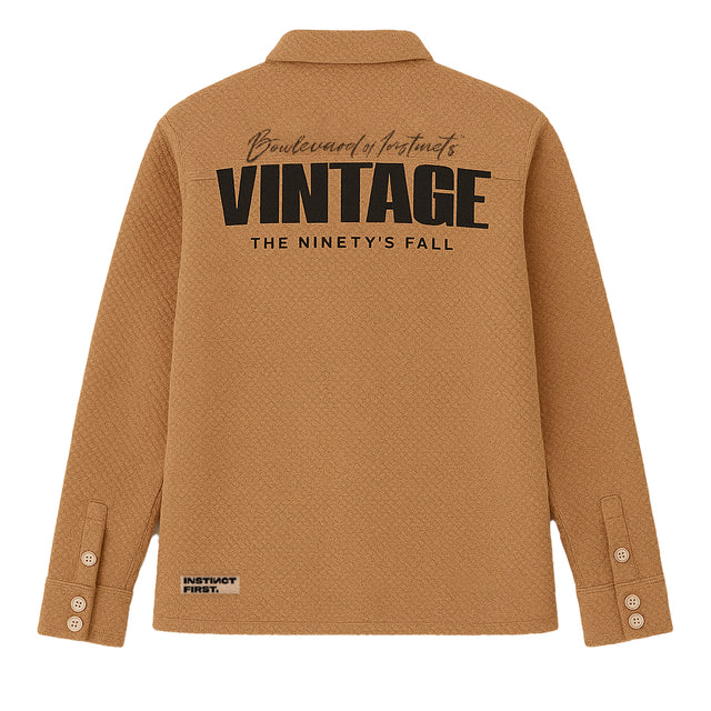 Old school overshirt - Mud