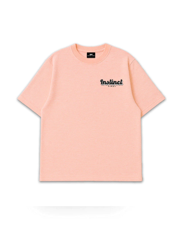 Retro Melange Orange- Oversized T-shirt
