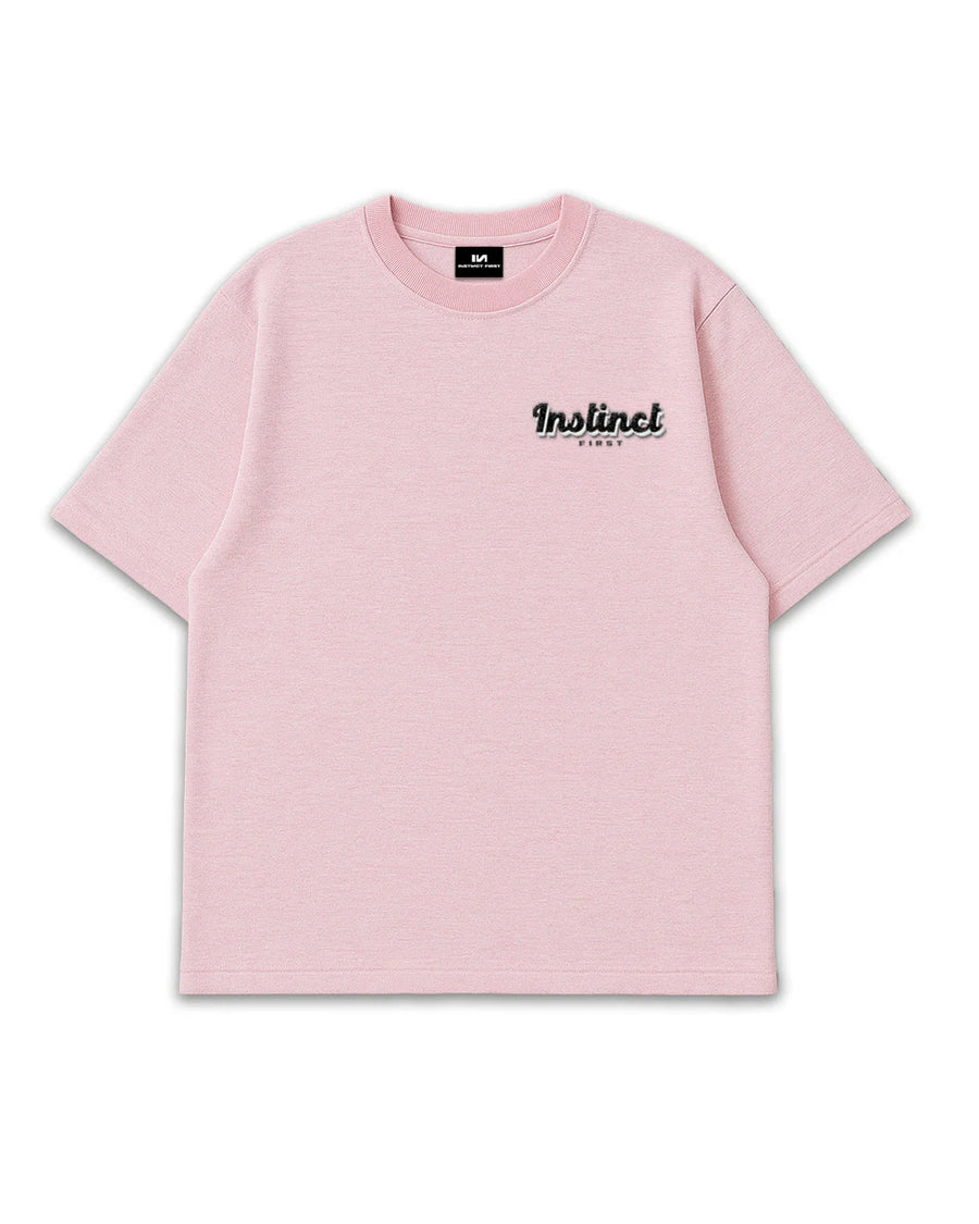 Retro Melange - Oversized T-shirt (Pink)