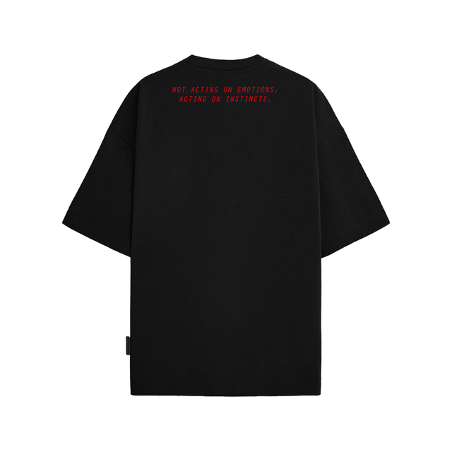 Stranger Instincts - Oversized T-shirt (Black)