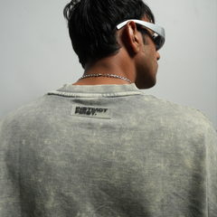 Washed oversized T-shirt (Jade)
