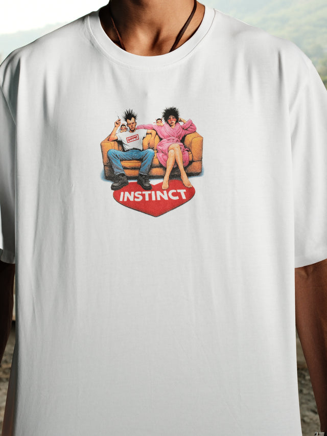 Shameless - Relaxed Fit Tshirt (White)