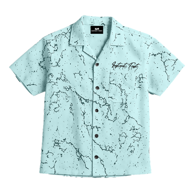 Splatter Shirt - Relaxed Fit (Blue)